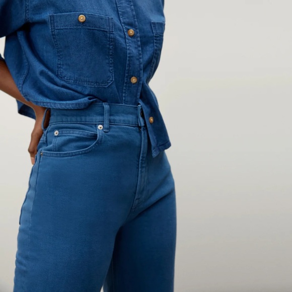Everlane Denim - EVERLANE THE WAY HIGH JEAN IN RETRO BLUE SIZE:26